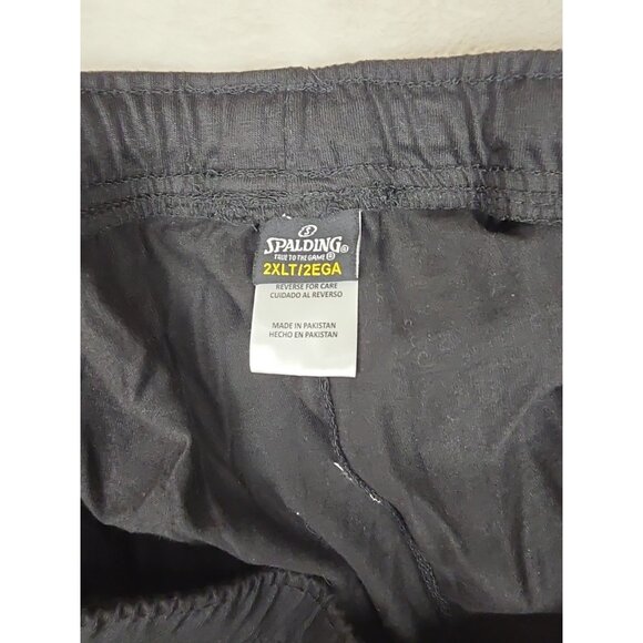Spalding Men's Size 2XLT Regular Fit Big And Tall Black Pants - Picture 10 of 10